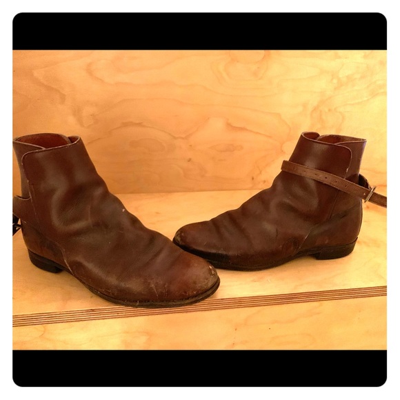 Vintage leather boots - Picture 1 of 2